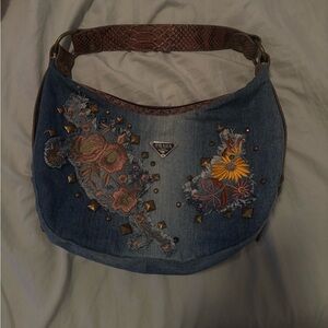 David Jones Collection Prada tan bag